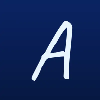 Автодок, сеть магазинов автозапчастей, лого-визитка