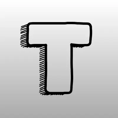 Технопарк, магазин бытовой техники и электроники, лого-визитка